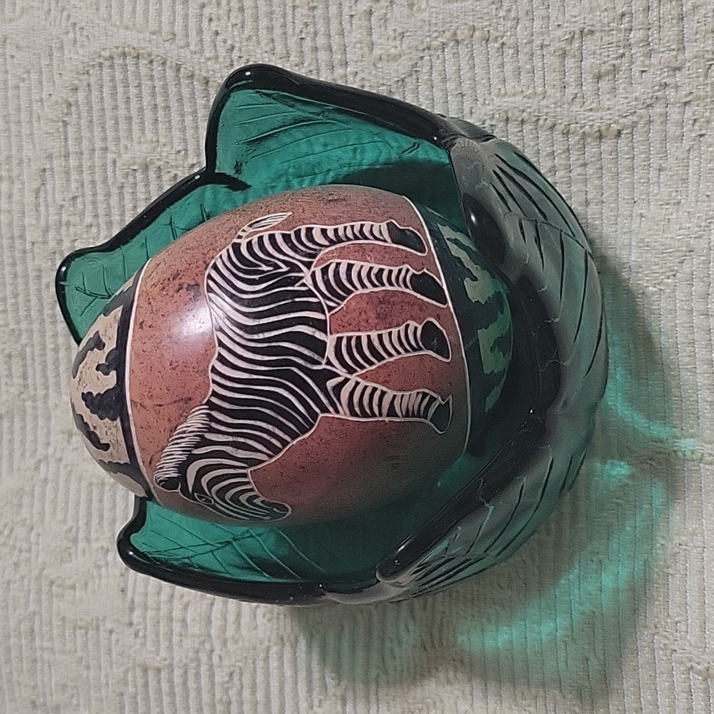 Dish With Hand Made Egg From Kenya